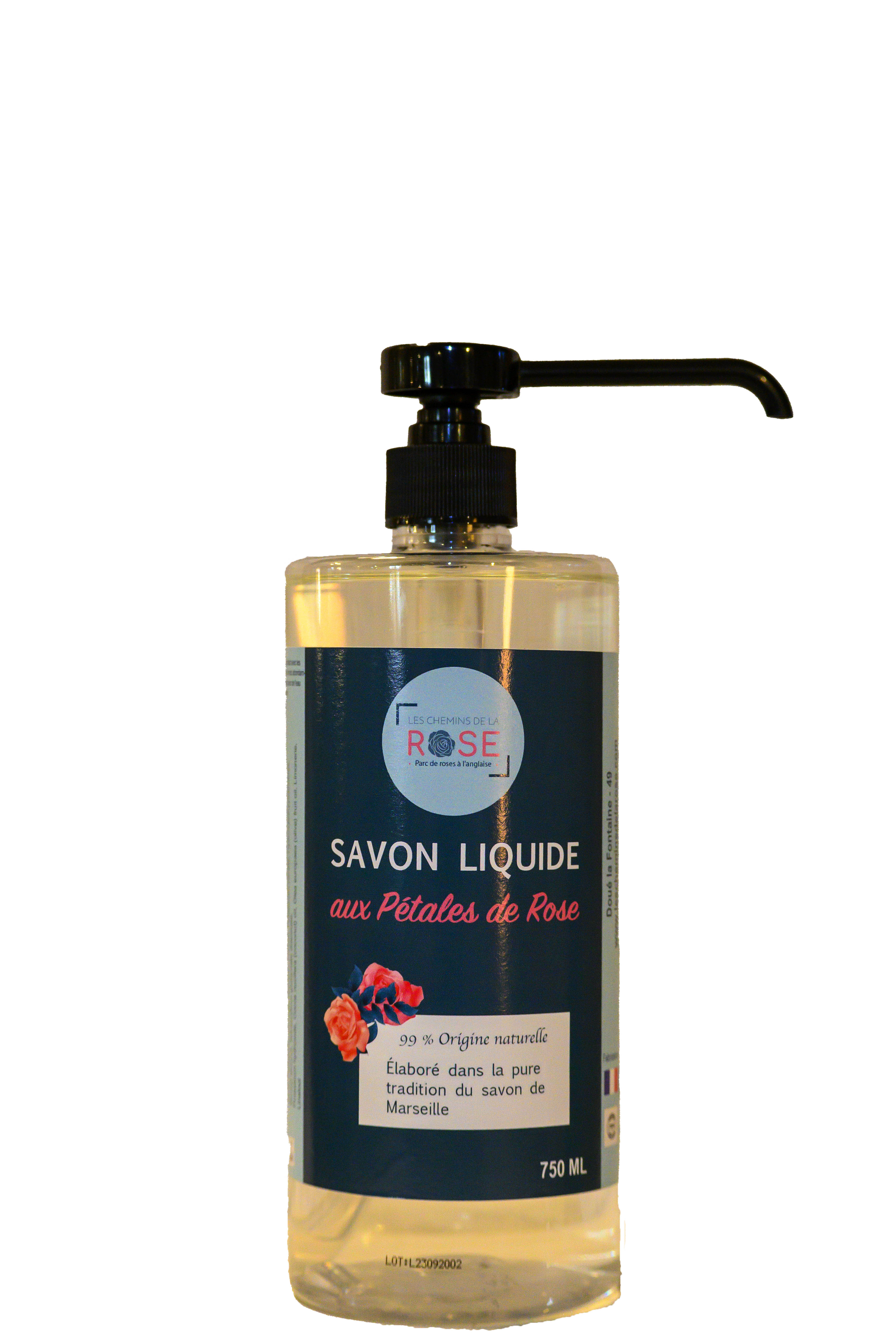 SAVON LIQUIDE AUX PÉTALES DE ROSE