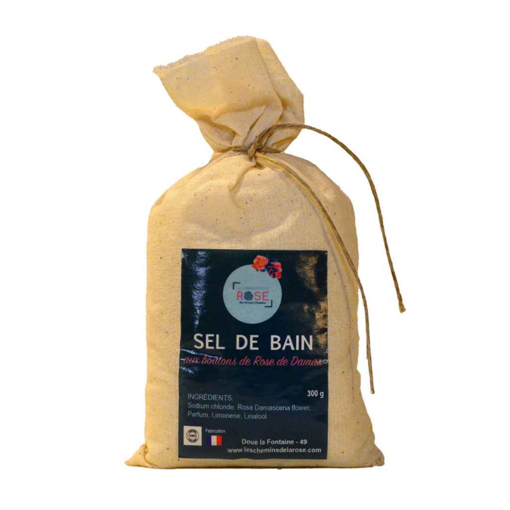 sel de bain aux boutons de rose de damas les chemins de la rose 00 g