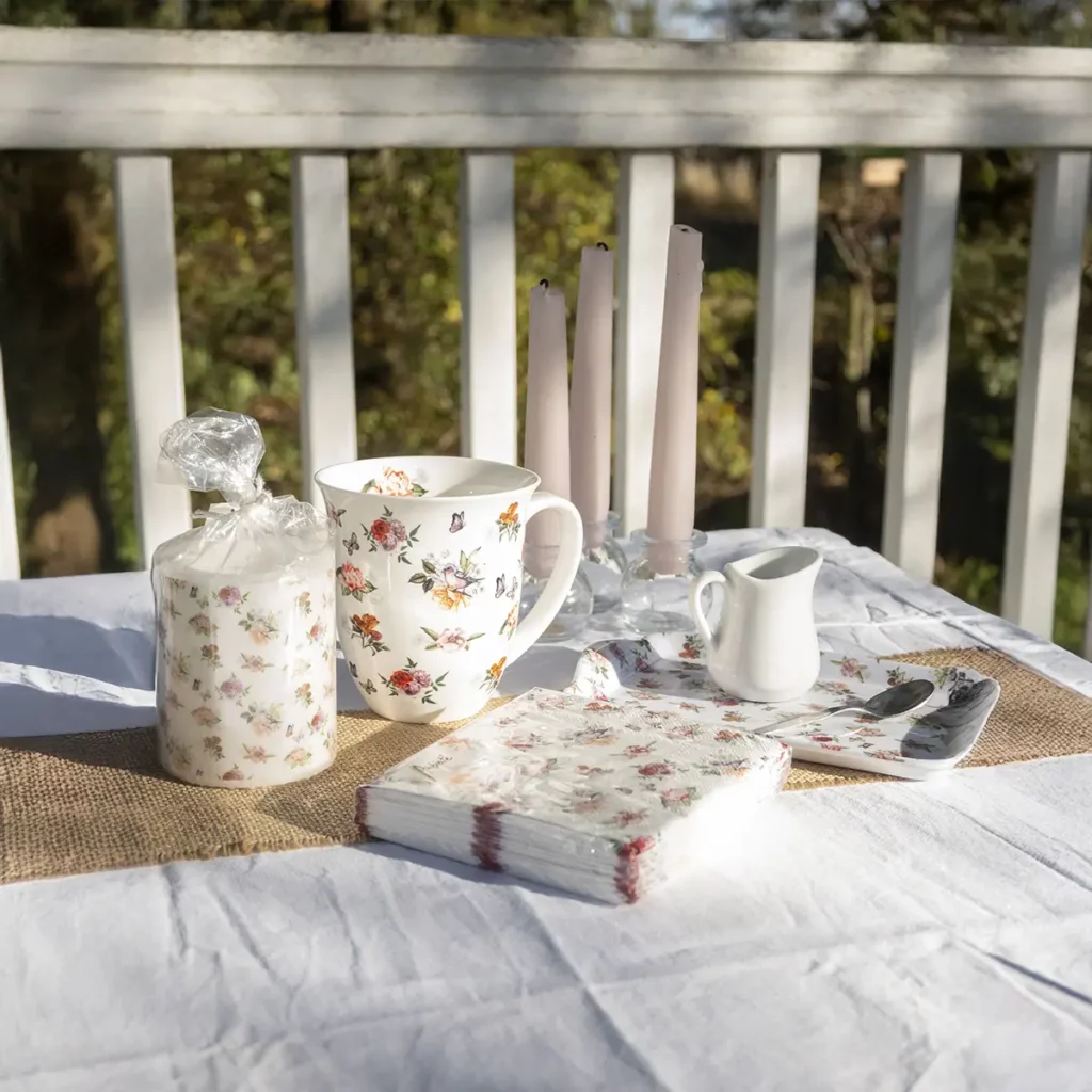 ensemble de vaisselle ambiente - coloris charlotte white