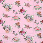 Serviette décorative 33 x 33 cm coloris charlotte pink de chez ambiente