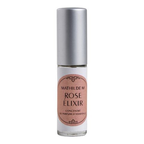 concentré de parfum rose élixir flacon en verre 4 ml mathilde m