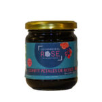 confit de pétales de rose bio et fabriqué en france aux chemins de la rose - 250 g