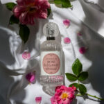 parfum de linge rose élégante de mathilde m dans un flacon en verre 75 ml