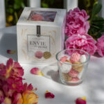 coffret de sucre l'envie en rose sucre en rose artisanale 180 g fabriqué en france