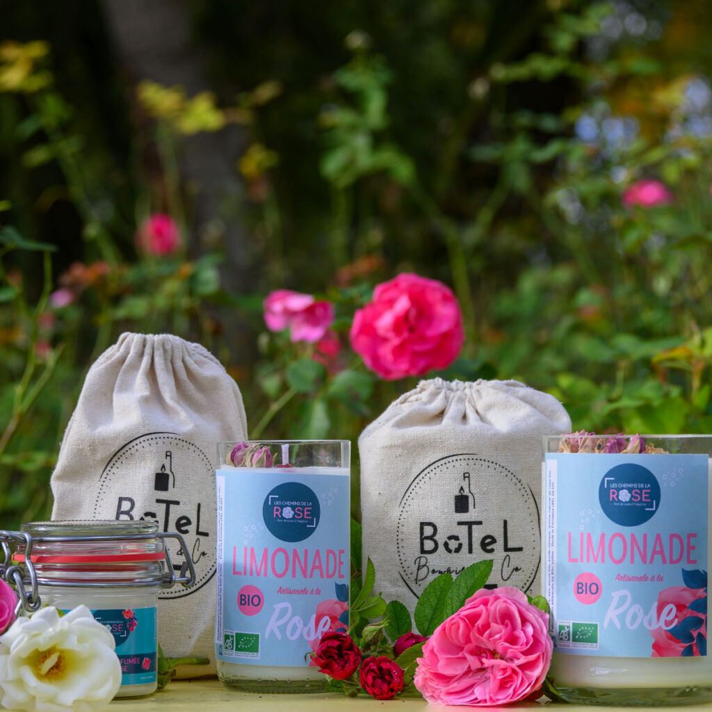 bougies les chemins de la rose bougie parfumée à la rose