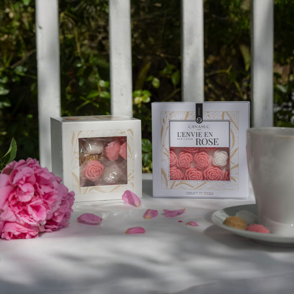 coffret de sucre l'envie en rose sucre en rose artisanale fabriqué en france