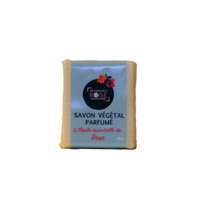 savon invité à l'huile essentielle de rose les chemins de la rose 100 g