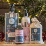 calendrier de l'avent - idée calendrier skincare - savon liquide elixir beaute sel de bain lait hydratant corps