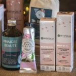 idée calendrier skincare premium - centifolia les chemins de la rose - produit beauté à la rose - crème hydratante main durance embellisseur de teint et contours des yeux centifolia