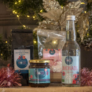 idée calendrier de l'avent original gourmand - sélection de produits bio thé noir miel limonade