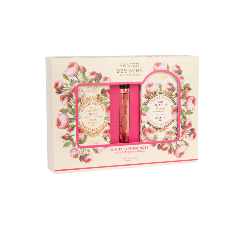 coffret rituel de rose panier des sens