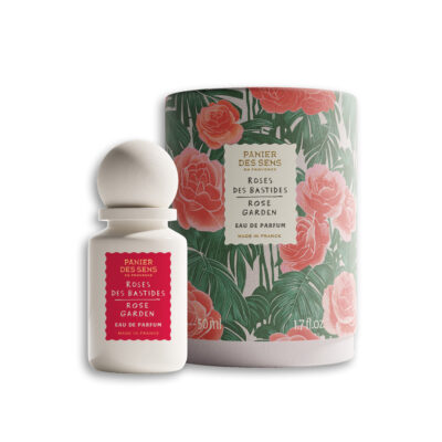 Parfum rose des bastides panier des sens et son emballage