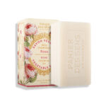 Savon solide végétal à la rose panier d'essence